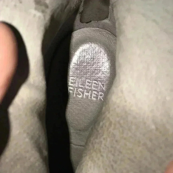 Eileen Fisher Peer Shadow Suede Bootie Size 6 - Picture 7 of 11